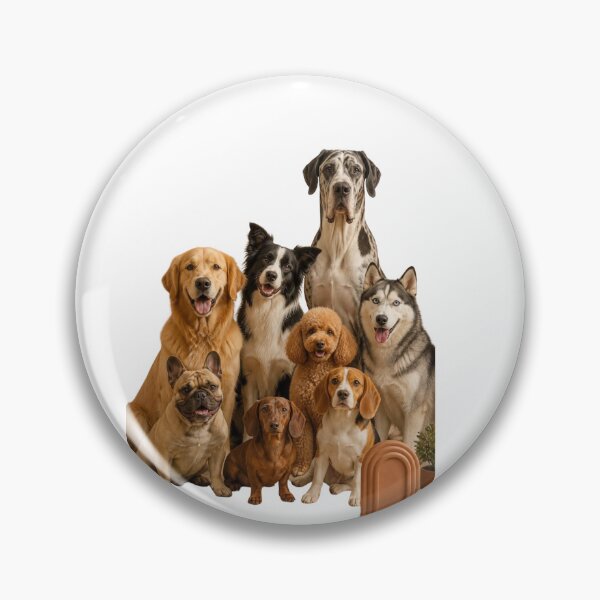 Item preview, A collective group of different dogs designed and sold by GoodPlaceToShop.