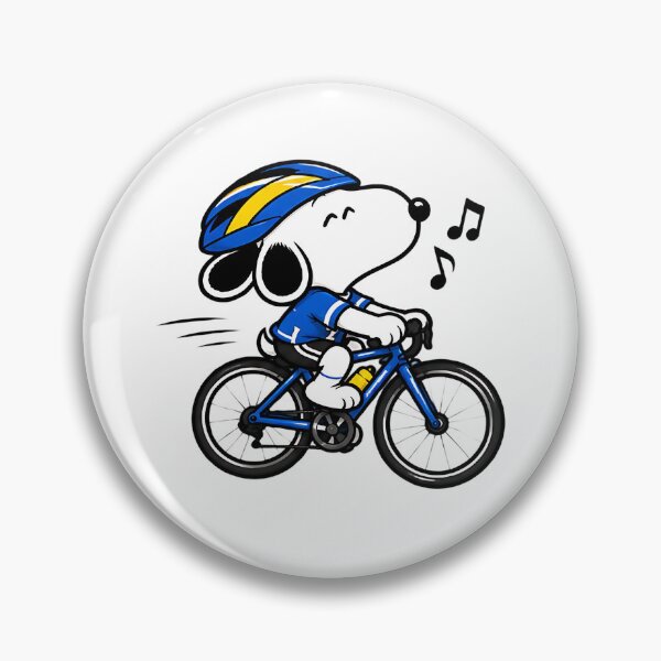 Item preview, Snoopy Cycling – Musical Bike Rider Cute Cycling Design designed and sold by artizallart.