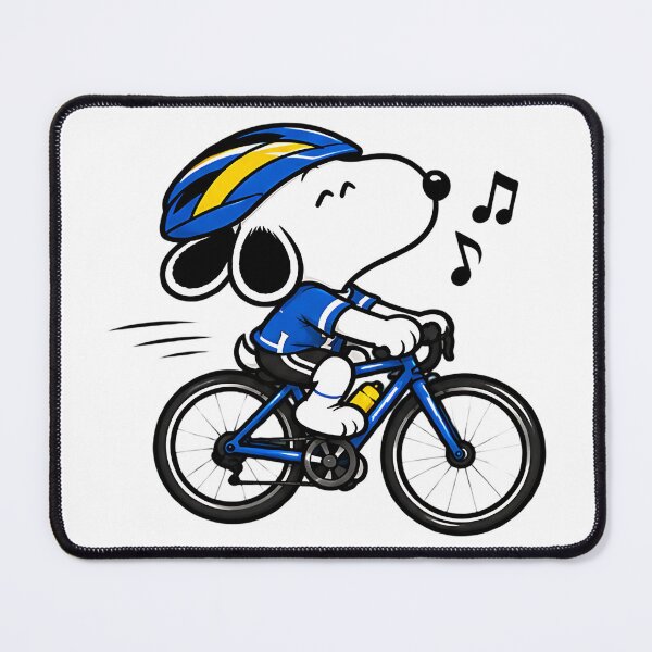 Item preview, Snoopy Cycling – Musical Bike Rider Cute Cycling Design designed and sold by artizallart.