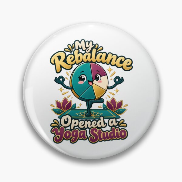 Item preview, Rebalance Yoga Studio Funny Portfolio Cartoon designed and sold by Bikivuno.