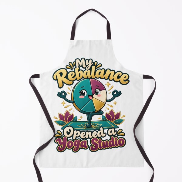 Item preview, Rebalance Yoga Studio Funny Portfolio Cartoon designed and sold by Bikivuno.