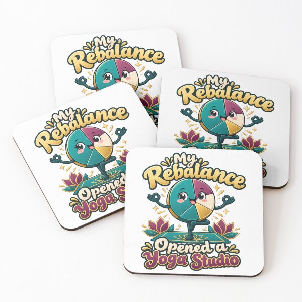 Item preview, Rebalance Yoga Studio Funny Portfolio Cartoon designed and sold by Bikivuno.