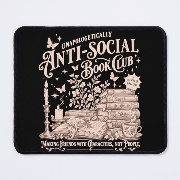 Item preview, Anti-Social Book Club Reader designed and sold by ACozyChaos.