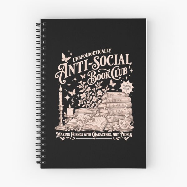 Item preview, Anti-Social Book Club Reader designed and sold by ACozyChaos.