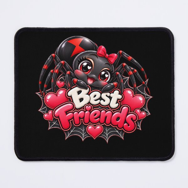 Item preview, Best Friends Black Widow – Cute Kawaii Spider Arachnid Friendship designed and sold by aventi24.