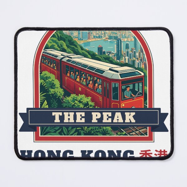 Item preview, The Peak Hong Kong Retro Hill Tram Badge designed and sold by jainaspp.