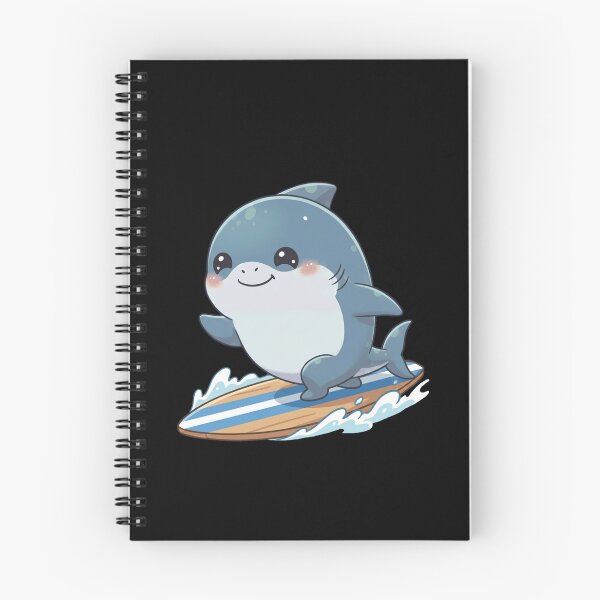 Item preview, Surfing Summer Shark designed and sold by Nature's Chibis.