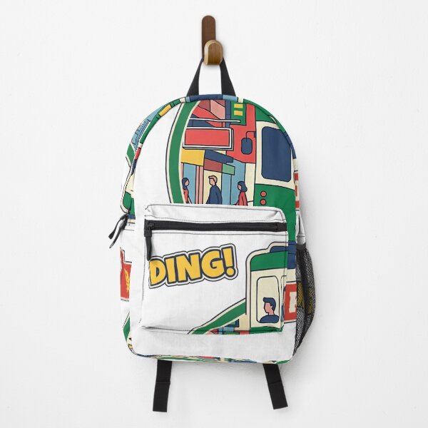 Item preview, Ding Ding Hong Kong Green Tram Badge designed and sold by jainaspp.