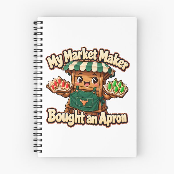 Item preview, Market Maker Apron Funny Trading Stall Cartoon designed and sold by Bikivuno.