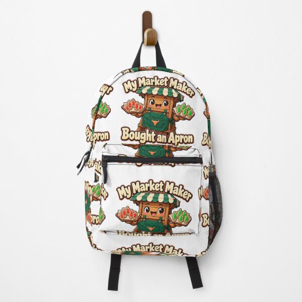 Item preview, Market Maker Apron Funny Trading Stall Cartoon designed and sold by Bikivuno.
