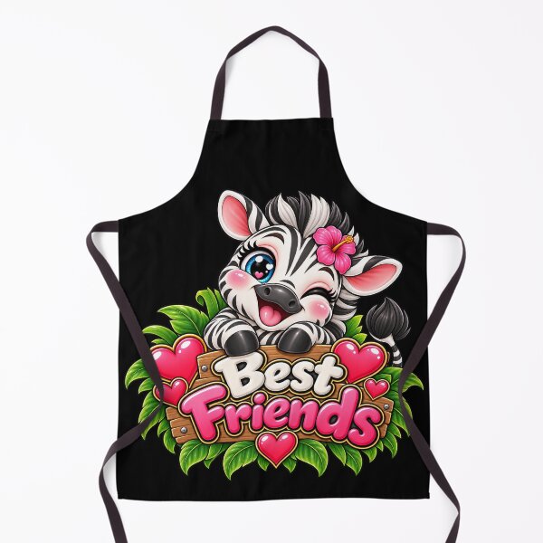 Item preview, Best Friends Zebra – Cute Kawaii Zebra Wildlife Friendship designed and sold by aventi24.