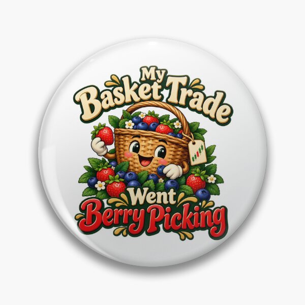 Item preview, Basket Trade Berry Picking Cute Market Cartoon designed and sold by Bikivuno.