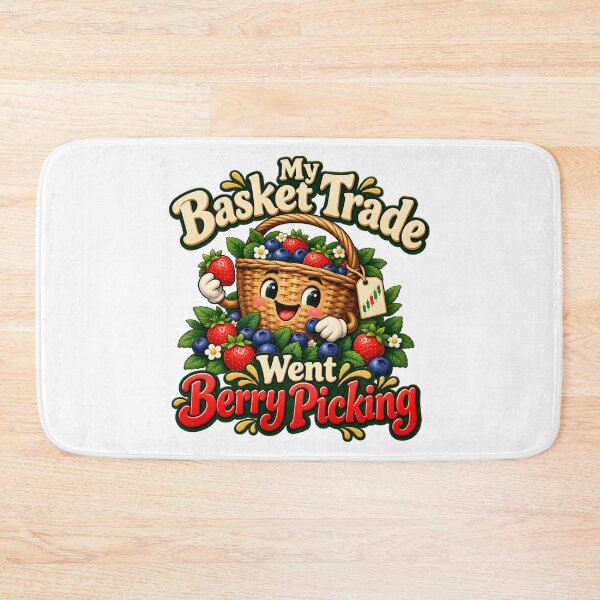 Item preview, Basket Trade Berry Picking Cute Market Cartoon designed and sold by Bikivuno.