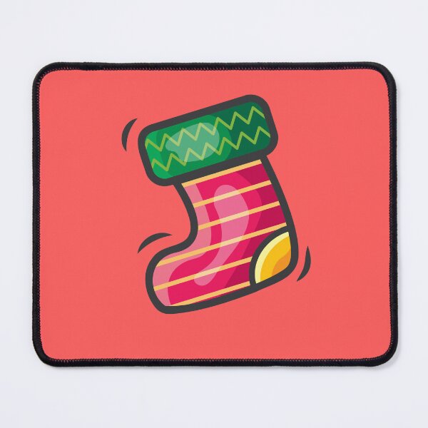 Item preview, Retro Pink Christmas Stocking designed and sold by werezu.