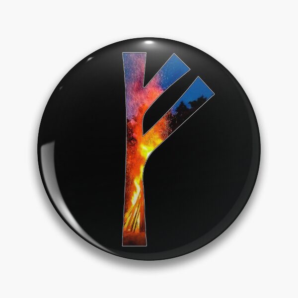 Item preview, Fehu Rune - Bonfire designed and sold by Faust-ART Design.