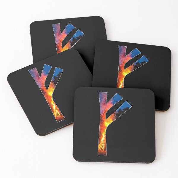 Item preview, Fehu Rune - Bonfire designed and sold by Faust-ART Design.