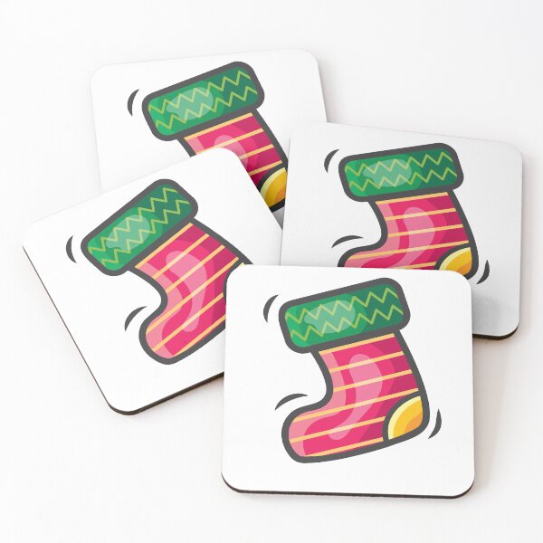 Item preview, Retro Pink Christmas Stocking designed and sold by werezu.