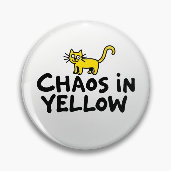 Item preview, Chaos in yellow designed and sold by Lovely-Cat-Shop.