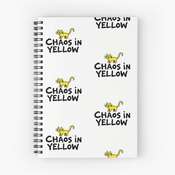 Item preview, Chaos in yellow designed and sold by Lovely-Cat-Shop.