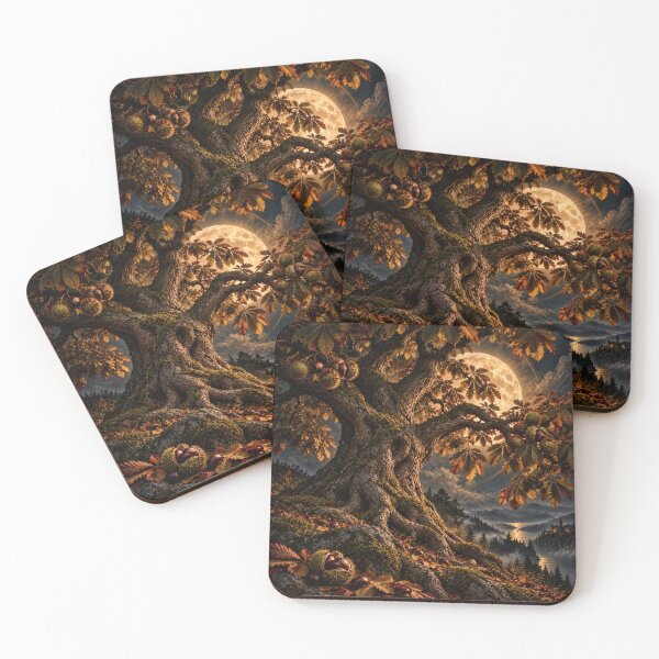 Item preview, Mystical Power Tree – Chestnut | Dark Mystic designed and sold by Kraftbaum.
