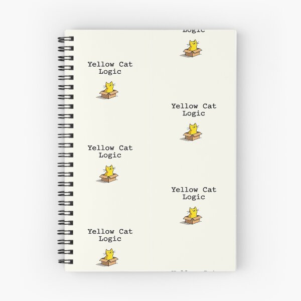 Item preview, Yellow Cat Logic designed and sold by Lovely-Cat-Shop.