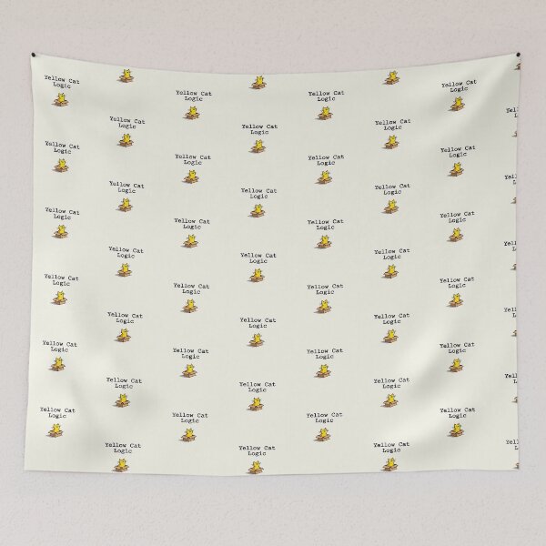 Item preview, Yellow Cat Logic designed and sold by Lovely-Cat-Shop.