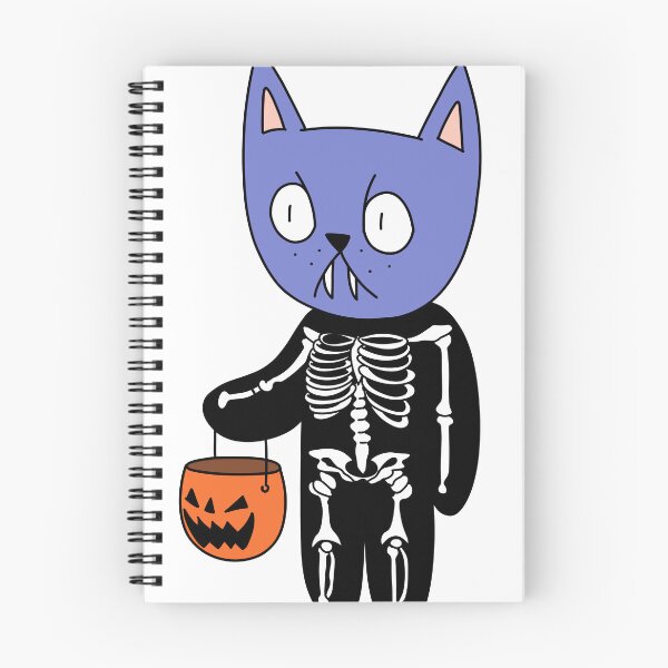 Item preview, skeleton cat - purple designed and sold by motherbrainart.