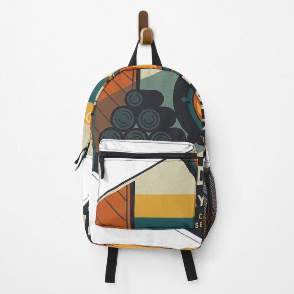 Item preview, Woodstove Stay Cozy Geometric Badge Sticker - Modern Retro Cabin designed and sold by DetourDgn.