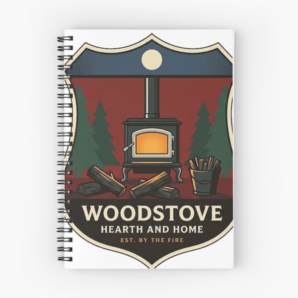 Item preview, Woodstove Hearth and Home Heraldic Crest Sticker - Victorian Stove designed and sold by DetourDgn.