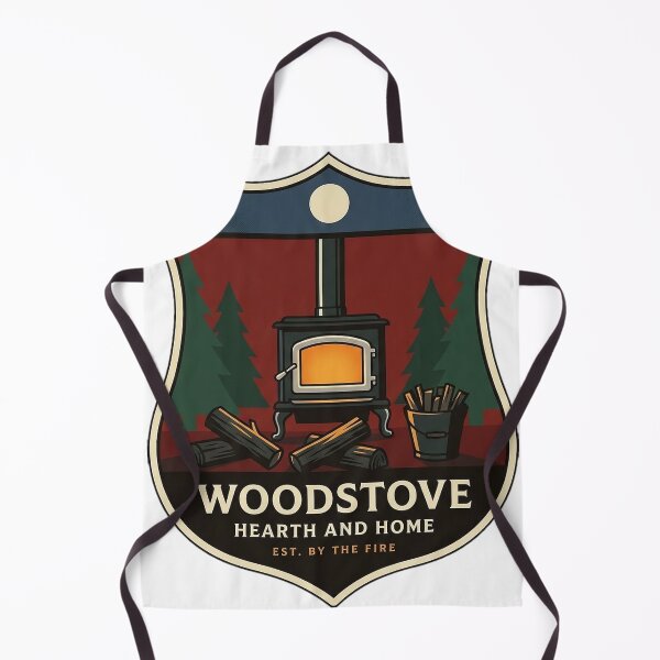 Item preview, Woodstove Hearth and Home Heraldic Crest Sticker - Victorian Stove designed and sold by DetourDgn.