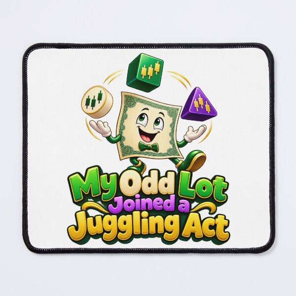 Item preview, Odd Lot Juggling Act Funny Stock Market Design designed and sold by Bikivuno.