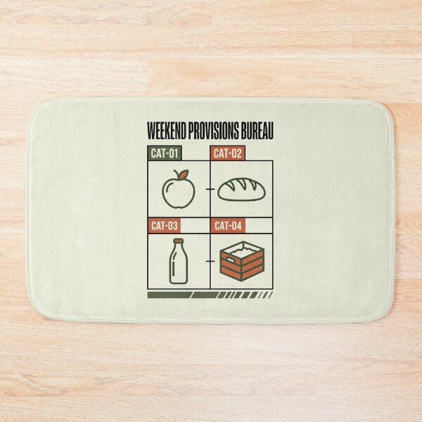 Item preview, Food Logistics Weekend Provisions Bureau Retro Graphic designed and sold by SplashTastic.
