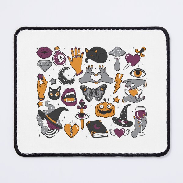 Item preview, Witchy Halloween Magic Sticker Collage designed and sold by ACozyChaos.