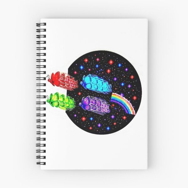 Item preview, Neon Space Butterflies Rainbow Galaxy Circle. designed and sold by RBest!.