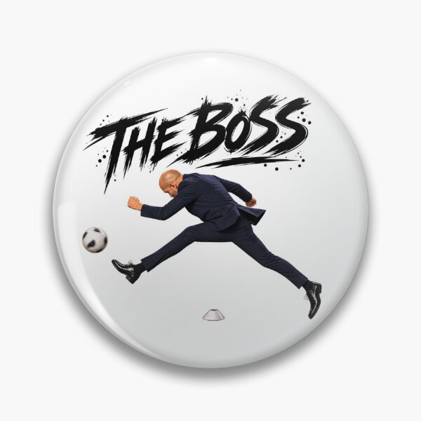 Item preview, Legendary Touchline Kick – The Boss Football Celebration designed and sold by RetroPop23.