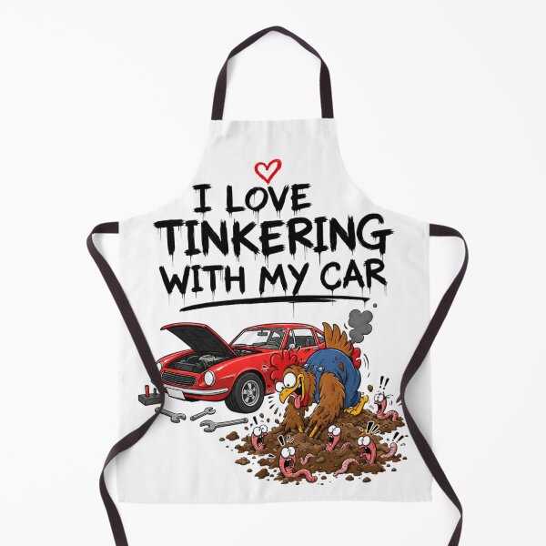 Item preview, I Love Tinkering With My Car Funny Rooster Mechanic designed and sold by Nela-&-Lena.