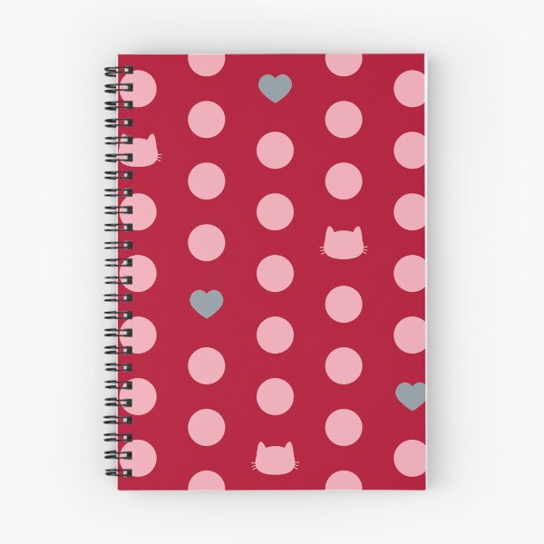 Item preview, Nagasaki Cats & Hearts – Polka Dot Style designed and sold by Nespera-Store.