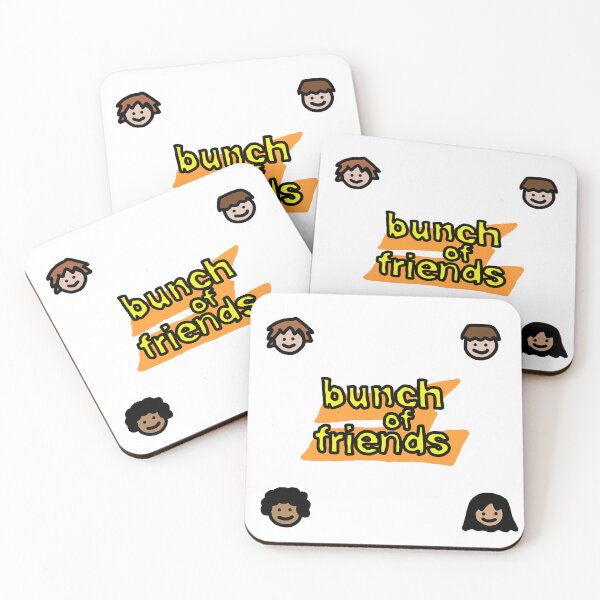 Item preview, Bunch of Friends - Smiling Faces and Logo designed and sold by mitchgraney.