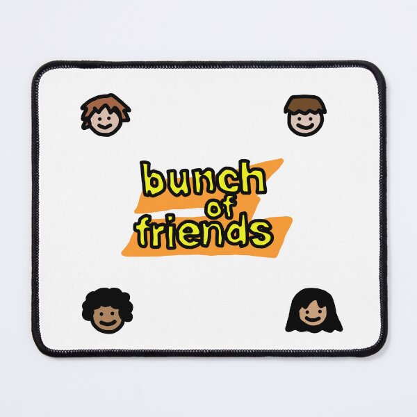Item preview, Bunch of Friends - Smiling Faces and Logo designed and sold by mitchgraney.