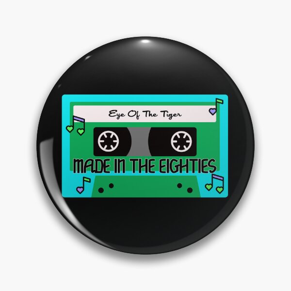 Item preview, Made in the Eighties (on Black) designed and sold by PawsitiveMum3.