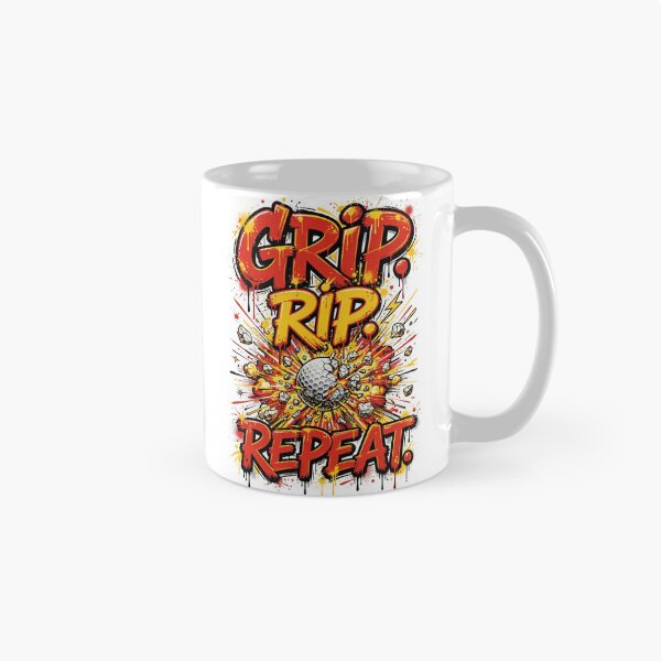 Item preview, Grip Rip Repeat Bold Golf Streetwear Shirt designed and sold by DripyDesigns.