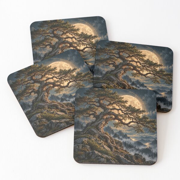 Item preview, Mystical Power Tree – Ancient Pine | Dark Mystic designed and sold by Kraftbaum.