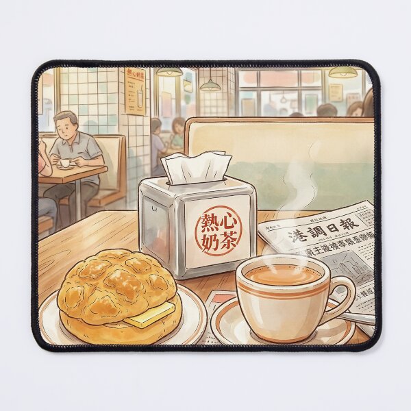 Item preview, Pineapple Bun and Milk Tea Hong Kong Cafe designed and sold by jainaspp.