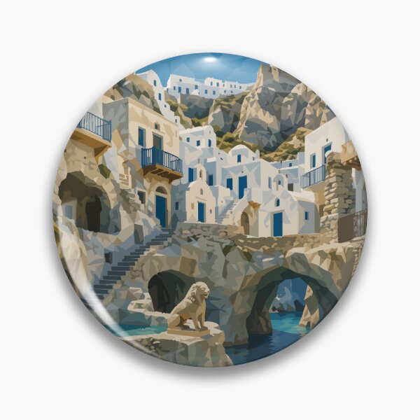 Item preview, Greece Landscape Stamp designed and sold by Gemini-SA.