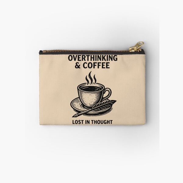 Item preview, Overthinking & Coffee Poetcore – Vintage Literary Aesthetic designed and sold by Ivy-Triggs.