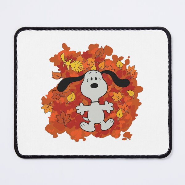 Item preview, Snoopy and Woodstock Autumn Leaves designed and sold by wingoo22.