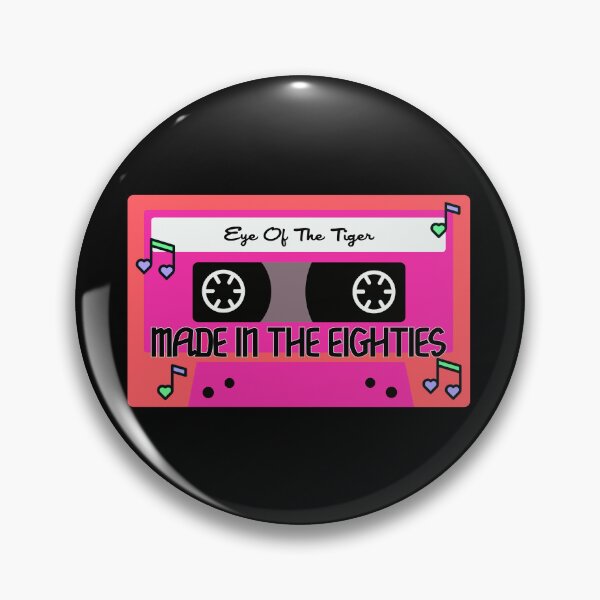 Item preview, Made in the Eighties (Orange on Black) designed and sold by PawsitiveMum3.