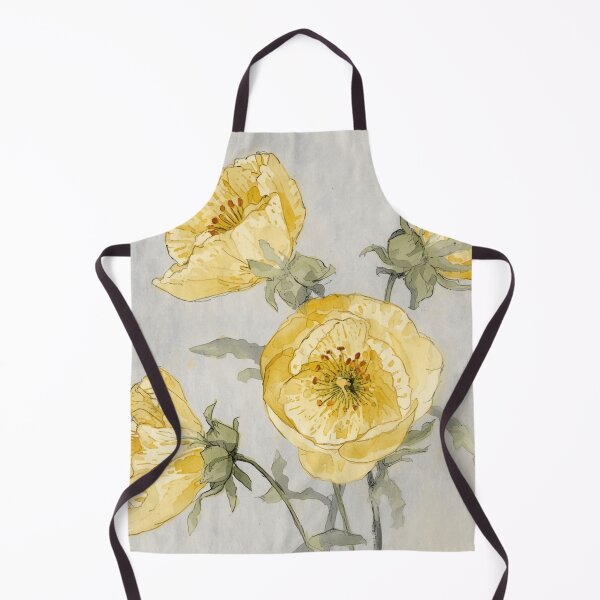 Item preview, Yellow Gray Flower Drawing designed and sold by SeaStarAlex.