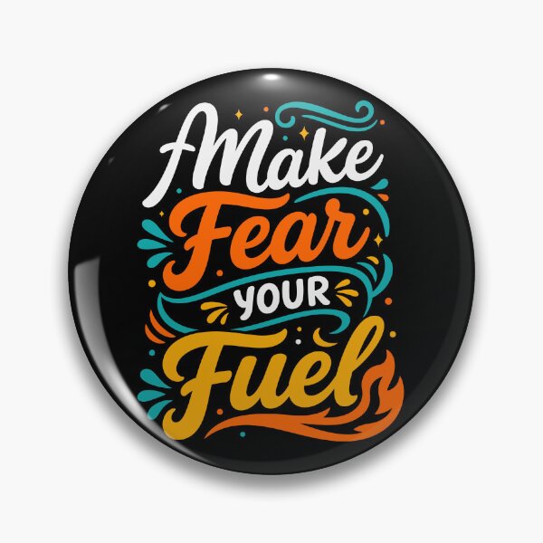 Item preview, Make Fear Your Fuel Motivational Courage Mindset designed and sold by rejowan-arts.