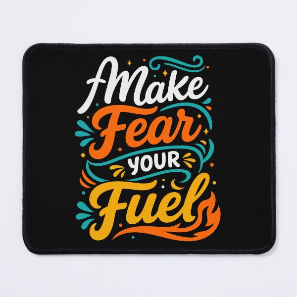 Item preview, Make Fear Your Fuel Motivational Courage Mindset designed and sold by rejowan-arts.